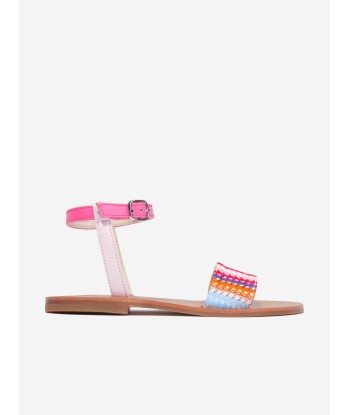 Missoni Girls Striped Sandals in Multicolour Véritable concentré