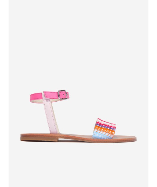 Missoni Girls Striped Sandals in Multicolour Véritable concentré