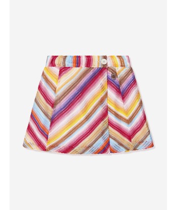 Missoni Girls Striped Skirt in Multicolour Dans la société mordern