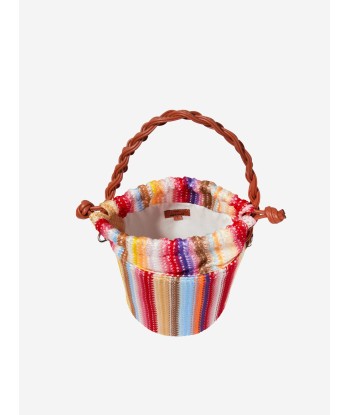 Missoni Girls Striped Bucket Bag in Multicolour (20cm) sur le site 