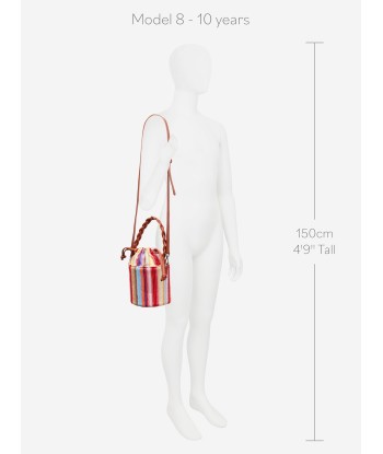 Missoni Girls Striped Bucket Bag in Multicolour (20cm) sur le site 