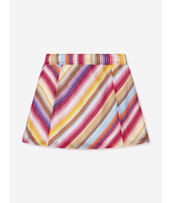 Missoni Girls Striped Skirt in Multicolour Dans la société mordern