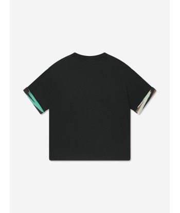 Missoni Boys Logo T-Shirt in Black Pour