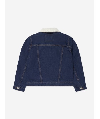 Levi's Kids Sherpa Trucker Jacket in Blue Les magasins à Paris