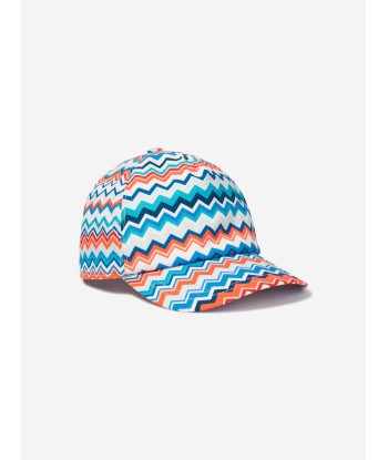 Missoni Kids Zigzag Cap in Multicolour pas cheres