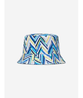 Missoni Kids Zigzag Bucket Hat in Blue Amélioration de cerveau avec