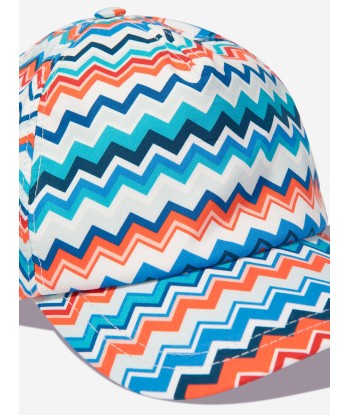 Missoni Kids Zigzag Cap in Multicolour pas cheres