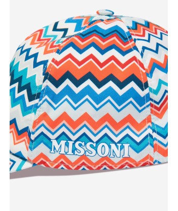 Missoni Kids Zigzag Cap in Multicolour pas cheres