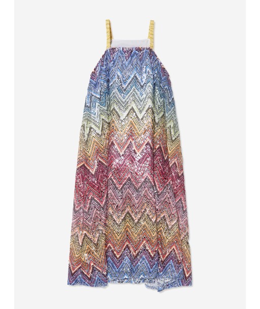 Missoni Girls Zigzag Maxi Dress in Multicolour 50-70% off 