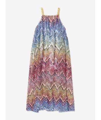 Missoni Girls Zigzag Maxi Dress in Multicolour 50-70% off 