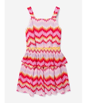 Missoni Girls Zigzag Woven Dress in Multicolour pas cher chine