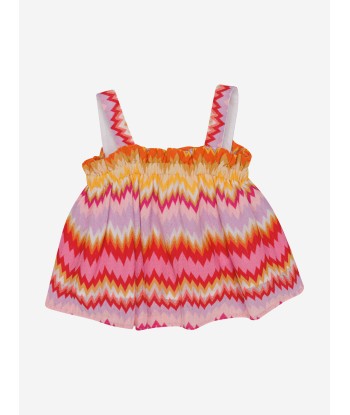 Missoni Girls Zigzag Woven Top in Multicolour 50-70% off 