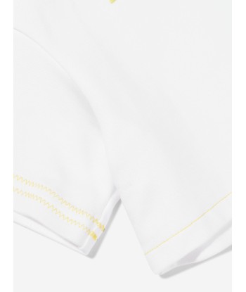 Missoni Girls Cropped Logo Sweatshirt in White hantent personnes