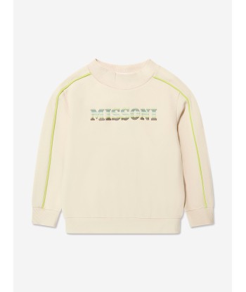 Missoni Boys Logo Sweatshirt in Beige En savoir plus