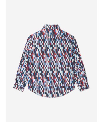 Missoni Boys Pixel Print Shirt in Multicolour Profitez des Offres !