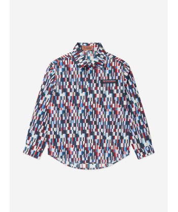 Missoni Boys Pixel Print Shirt in Multicolour Profitez des Offres !