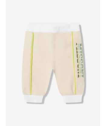 Missoni Baby Boys Logo Joggers in Beige soldes