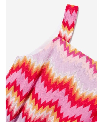 Missoni Girls Zigzag Woven Dress in Multicolour pas cher chine