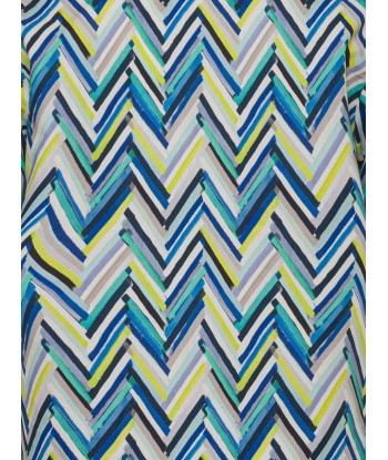 Missoni Boys Zigzag Beach Shirt in Blue Amélioration de cerveau avec