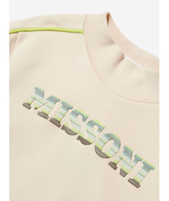 Missoni Boys Logo Sweatshirt in Beige En savoir plus