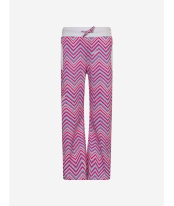 Missoni Girls Zigzag Joggers in Pink votre