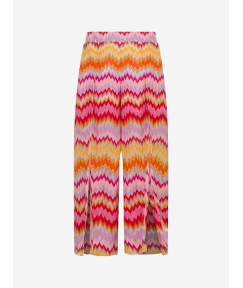 Missoni Girls Zigzag Beach Trousers in Multicolour en linge