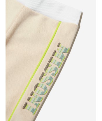 Missoni Baby Boys Logo Joggers in Beige soldes