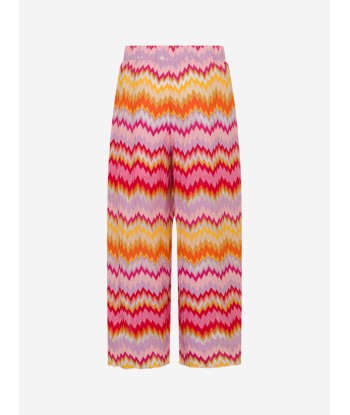 Missoni Girls Zigzag Beach Trousers in Multicolour en linge