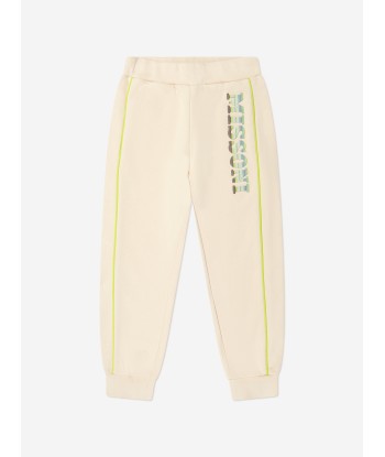 Missoni Boys Logo Joggers in Beige les ligaments