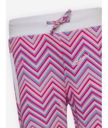 Missoni Girls Zigzag Joggers in Pink votre