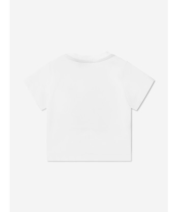 Missoni Baby Boys Zigzag Logo T-Shirt in White outlet