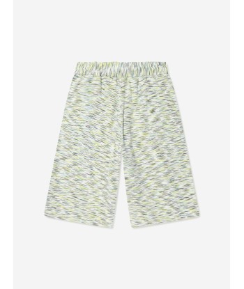 Missoni Boys Space Dye Shorts in Green en stock