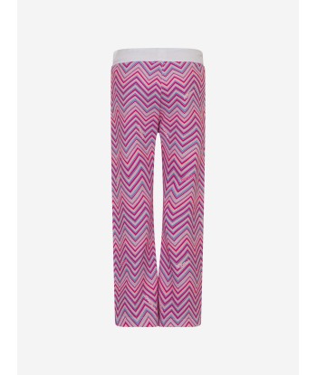 Missoni Girls Zigzag Joggers in Pink votre