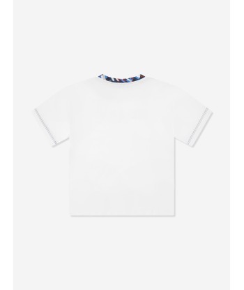 Missoni Boys Pixel Logo T-Shirt in White online