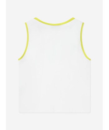 Missoni Boys Logo Sleeveless Top in White Les êtres humains sont 