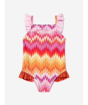 Missoni Baby Girls Zigzag Swimsuit in Multicolour d'Europe débarque