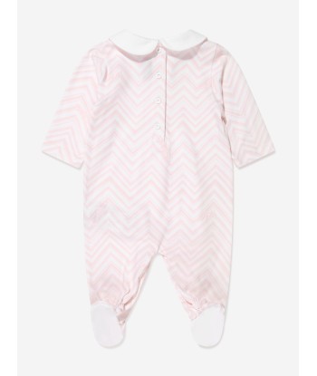 Missoni Baby Girls Zigzag Babygrow Set in Pink français