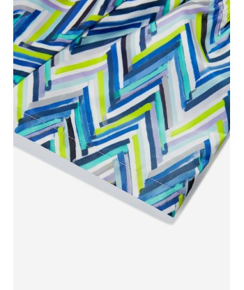 Missoni Baby Boys Zigzag Swim Shorts in Blue pas cher