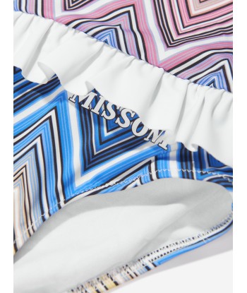 Missoni Girls Zigzag Swimsuit in Multicolour de votre