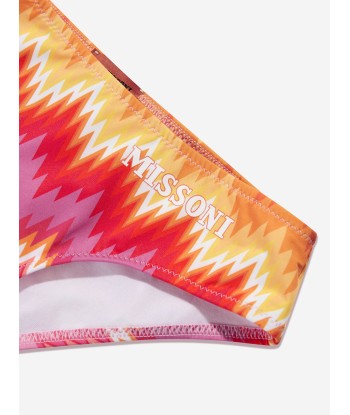 Missoni Girls Zigzag Tassel Bikini in Multicolour Pour