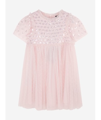 Needle & Thread Girls Thea Bodice Dress in Pink Comparez et commandez 