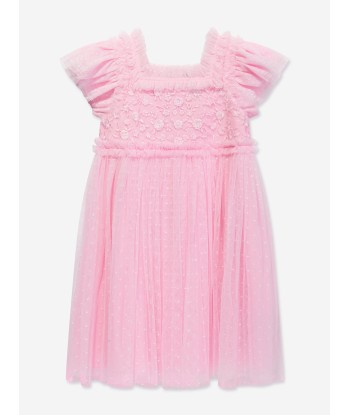 Needle & Thread Girls Midsummer Lace Bodice Dress in Pink sur le site 