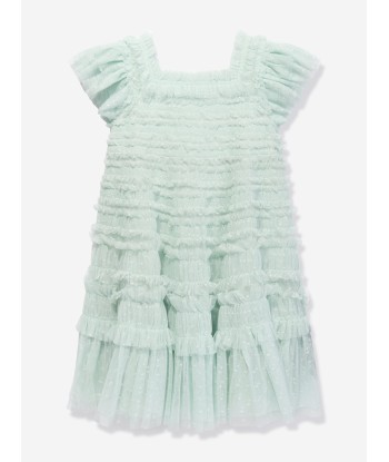 Needle & Thread Girls Lisette Dress in Green solde