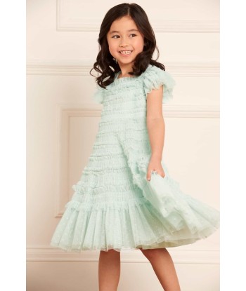 Needle & Thread Girls Lisette Dress in Green solde