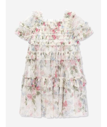 Needle & Thread Girls Floral Fantasy Smocked Dress in Multicolour de l' environnement