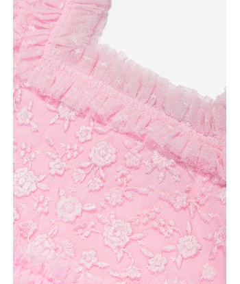 Needle & Thread Girls Midsummer Lace Bodice Dress in Pink sur le site 