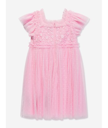 Needle & Thread Girls Midsummer Lace Bodice Dress in Pink sur le site 