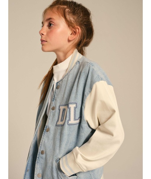 DL1961 Kids Denim Bomber Jacket in Blue 50% de réduction en Octobre 2024