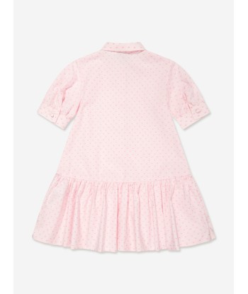 Emporio Armani Girls Logo Shirt Dress in Pink des créatures d'habitude