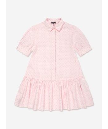 Emporio Armani Girls Logo Shirt Dress in Pink des créatures d'habitude